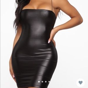 Mini Leather Dress